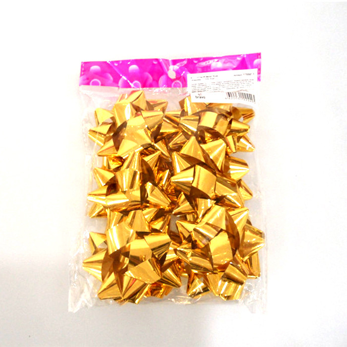 Бант-звезда Метал "Классика" Золото