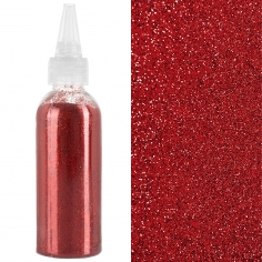 Глиттер Красный, в банке 